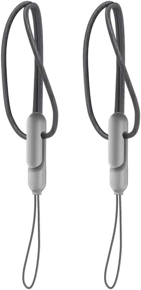 HiFan Cordón compatible con AirPods Pro 2, cordón anticaídas y antipérdida, cordón ajustable con clip para AirPods Pro 2 (2 gris)