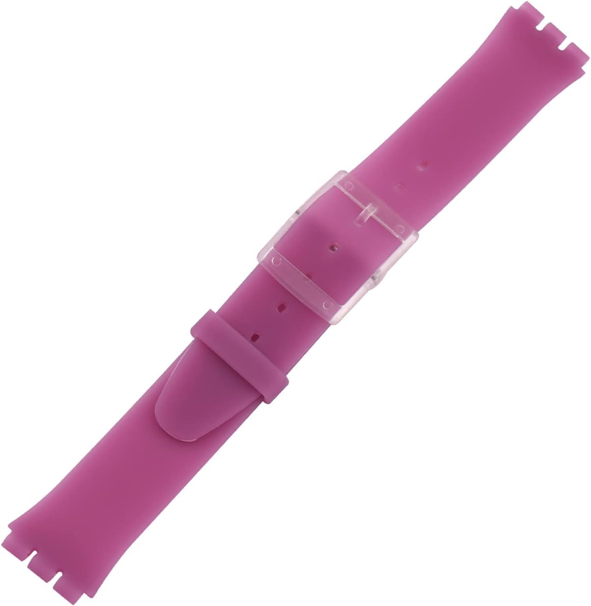 Correa de reloj de goma ultrafina de 0.630 in para mujer, compatible con Swatch, correa de reloj de silicona de repuesto, impermeable, para mujer,