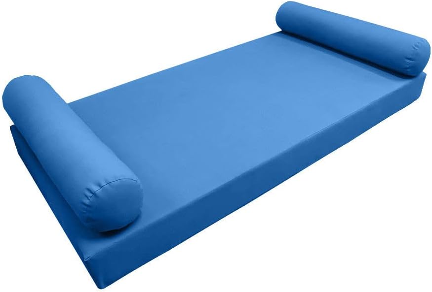 DBM IMPORTS Solo funda de 5 fundas de almohada para sofá cama de exterior, borde de cuchillo, tamaño Queen, AD102