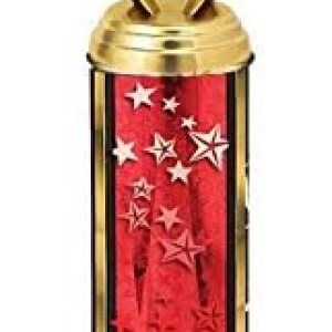 Trofeos de huellas de patas, premio trofeo de huellas de estrellas rojas con grabado personalizado Trofeos de huellas de patas, premio trofeo de huellas de estrellas rojas con grabado personalizado