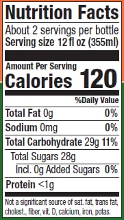 Val de France, Jugo espumoso sin alcohol, reducido en calorías, orgánico y OU Kosher (melocotón), 25.4 onzas líquidas (paquete de 4)