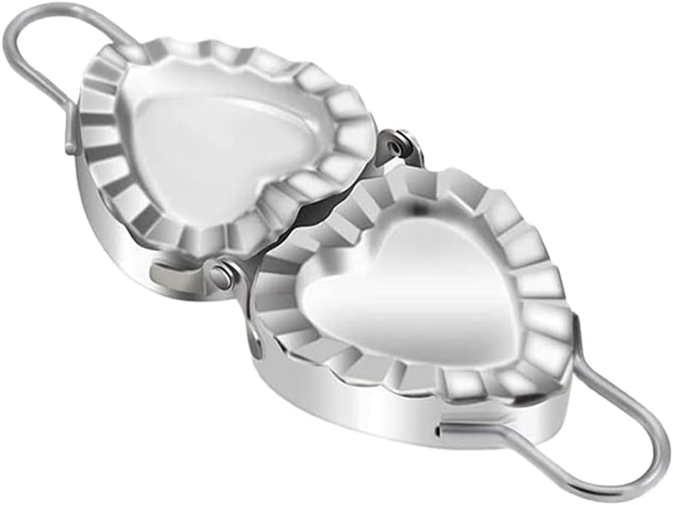 Cabilock Molde de bola de masa de acero inoxidable para ravioles, cortador de masa para albóndigas, fabricante de albóndigas chino, herramienta de