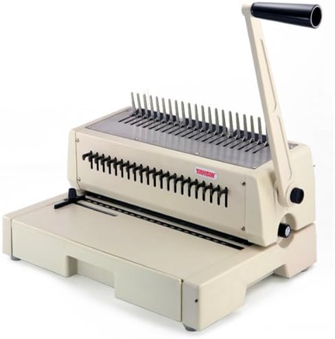 Tamerica 210PB Máquina de encuadernación de peine de plástico de 19 anillos (también conocida como Tahsin) de ABC Office