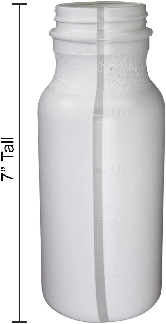 Botellas de agua deportivas de plástico para apretar, tapa de empujejalar, 20 onzas, sin BPA, juego de 8 (tapa roja)