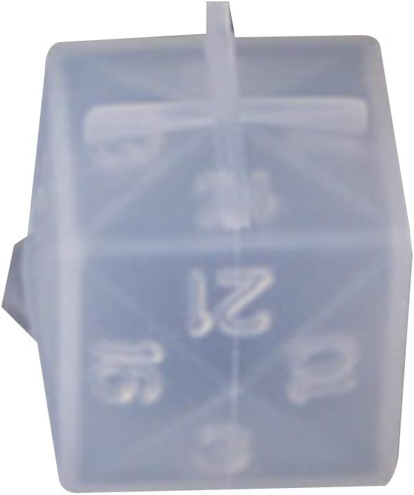 Molde epoxi para dados con forma de filete, moldes de resina digital, manualidades de juegos digitales, moldes de fundición de resina epoxi para