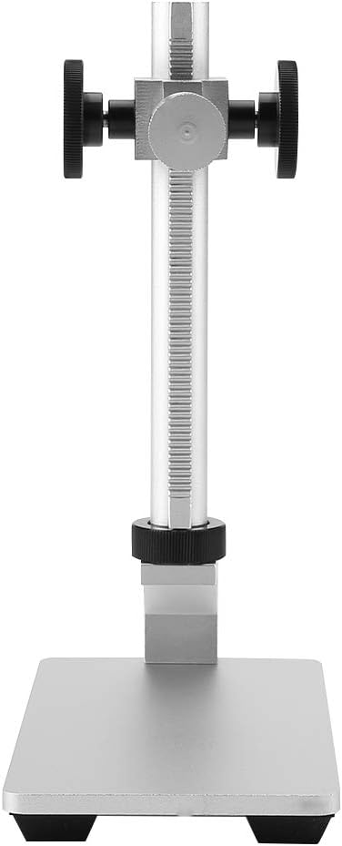 Soporte de microscopio de aleación de aluminio, enfoque manual ajustable, soporte de microscopio USB digital, portátil, universal, profesional,