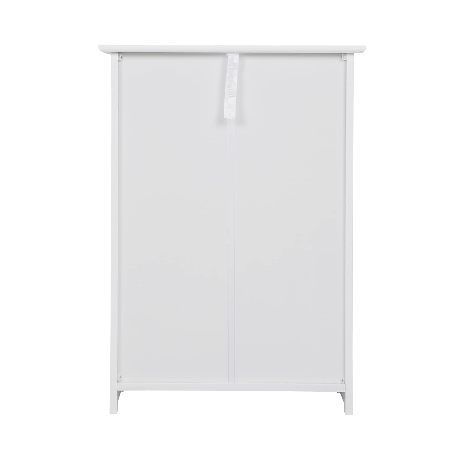 Armario de basura con ángulos inclinados ajustables, soporte de cubo de basura de cocina para cocina, sala de estar y balcón, color blanco