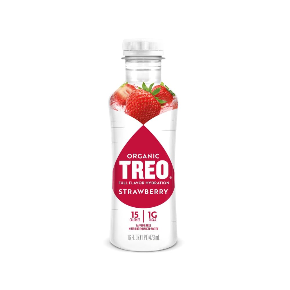 TREO Infusión de agua de abedul orgánica, paquete variado, USDA orgánico, proyecto verificado sin OMG, vegano, sin gluten, 10 calorías y 0.04 oz de