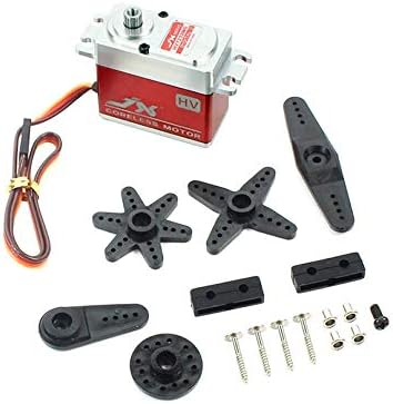 JX Servo PDI-HV7232MG 70.5 lbs Gran Torque 180 grados de alto voltaje Digital sin núcleo servo para DIY RC helicóptero Drone piezas (solo servo)