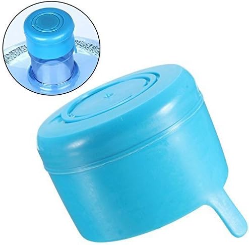 5 botellas de agua de repuesto de 2.165 in, 3 o 5 galones, tapa a presión, antisalpicaduras, tapa interior