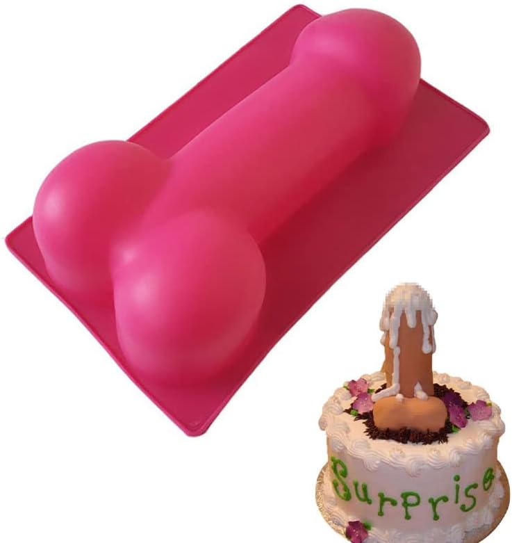 Molde de silicona para pastel para adultos, 1 unidad, divertido molde de silicona grande para pastel de chocolate, gelatina de caramelo, cubitos de
