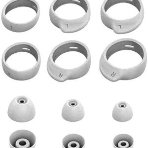 Rayker Kit de almohadillas para auriculares Galaxy Buds+ Plus SM-R175, 3 pares de ganchos para las orejas y 3 pares de almohadillas para las orejas, Rayker Kit de almohadillas para auriculares Galaxy Buds+ Plus SM-R175, 3 pares de ganchos para las orejas y 3 pares de almohadillas para las orejas,