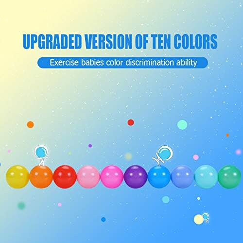 STARBOLO Ball Pit Balls for Toddlers, Girls, Boys Ball Pit, BPA Free Crush Proof Plastic Toy Balls, Children’s Pool Water Toys, Macaron Ocean Balls