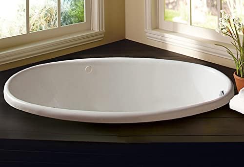 PROFLO PFS7040WH ProFlo PFS7040 Lansford – Tina de remojo de acrílico de 70 x 40 pulgadas con drenaje reversible y desbordamiento