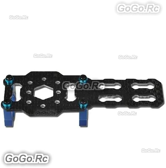 GoGoRc Tarot – Soporte de motor de metal de carbono de 0.630 in para FY680 TL68B01 TL68B02 Multicopter Drone -Azul TL68B08-02