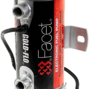Facet 476088, bomba de combustible cilíndrica faceta de 24 voltios, 18 NPT, 4-5 psi Facet 476088, bomba de combustible cilíndrica faceta de 24 voltios, 18 NPT, 4-5 psi