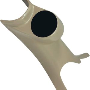 GlowShift Cápsula de calibre de un solo pilar de color gris pardo compatible con Dodge Ram Cummins 2500 3500 2003-2009  Color de fábrica  Plástico GlowShift Cápsula de calibre de un solo pilar de color gris pardo compatible con Dodge Ram Cummins 2500 3500 2003-2009  Color de fábrica  Plástico