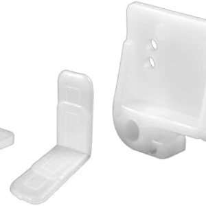 Prime-Line R 7128 18 pulgadas x 1-516 pulgadas, kit de guía de cajón blanco (1 kit) (paquete de 2) Prime-Line R 7128 18 pulgadas x 1-516 pulgadas, kit de guía de cajón blanco (1 kit) (paquete de 2)
