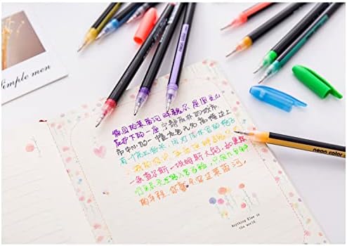 12 Colores Diario Plan Pluma Color Flash Destello Pastel Especial Pen Set