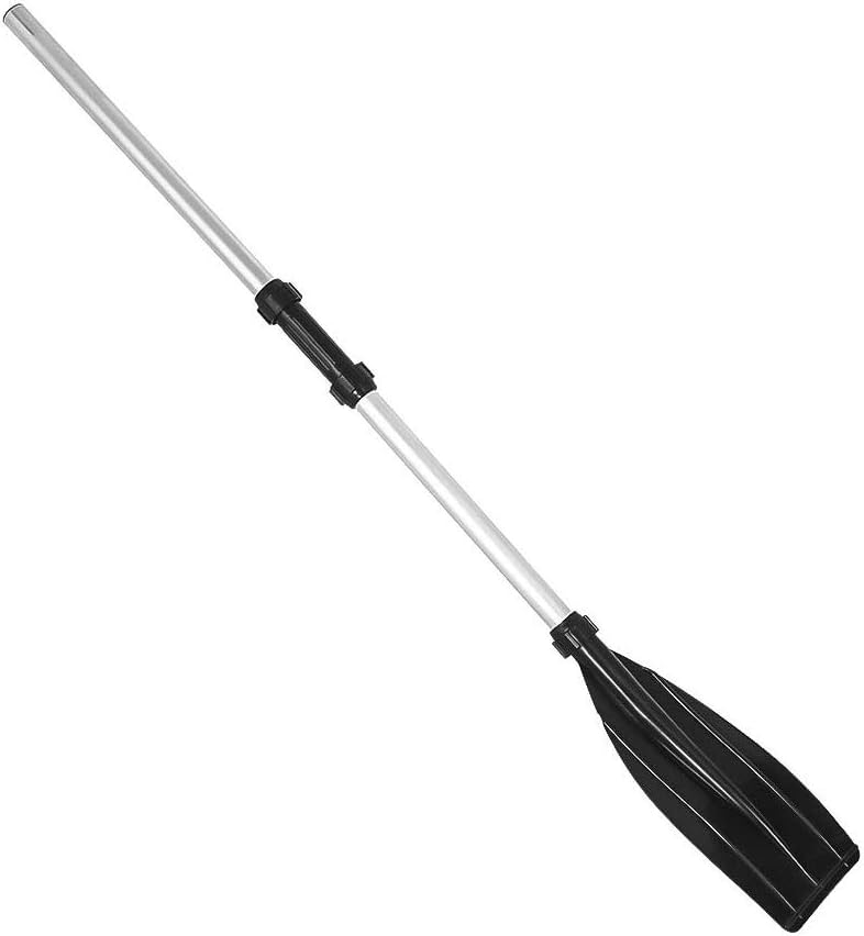 TOPINCN Aleación de aluminio ligero acanalado hoja kayak paletas barco remos para todo tipo de actividades acuáticas