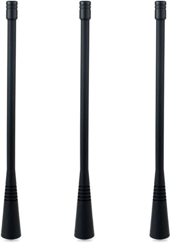 GP-88 UHF Walkie Talkie Antena de goma Rango 403-520MHz 6 pulgadas PMAE4016 para Motorola CP150 CP200d CT250 CT450 HT750 HT1250 EX500 EX600XLS GP380