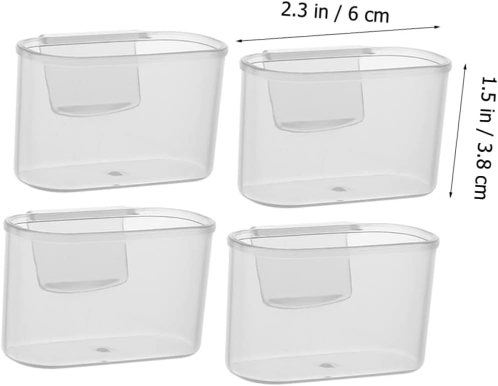 Hemoton Caja de almacenamiento para puerta lateral de refrigerador, 24 unidades, mini refrigerador, mini refrigerador, estante de repuesto para
