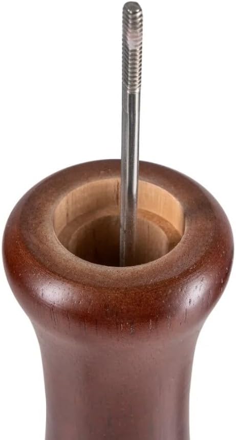 Soro Essentials – Molinillo de pimienta de madera de 18 pulgadas o molinillo de sal, el mejor molinillo de pimienta o sal de madera con un rotor