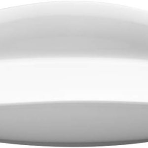 Georg Jensen Plato hondo ovalado Cobra, Porcelana Georg Jensen Plato hondo ovalado Cobra, Porcelana