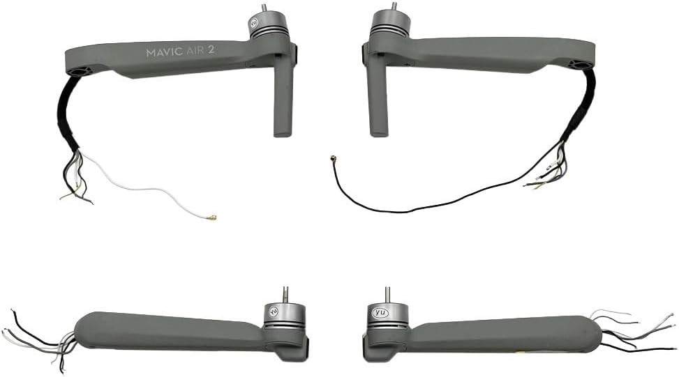 YAGUMO Piezas de dron Brazo delantero trasero izquierdo derecho con motor para DJI Mavic Air 2 brazos de motor Dron piezas de repuesto fácil