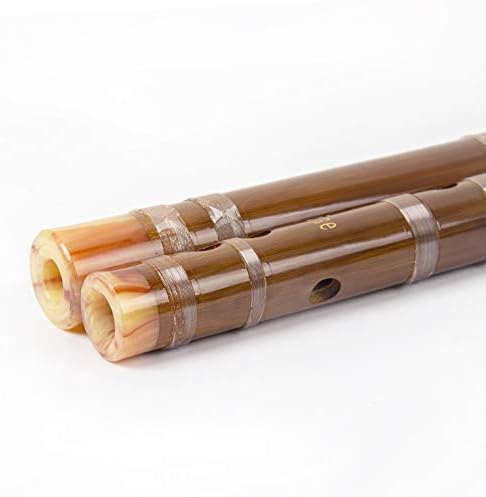 Instrumento musical chino hecho a mano tradicional Flauta de bambú vintage Dizi (tecla G)