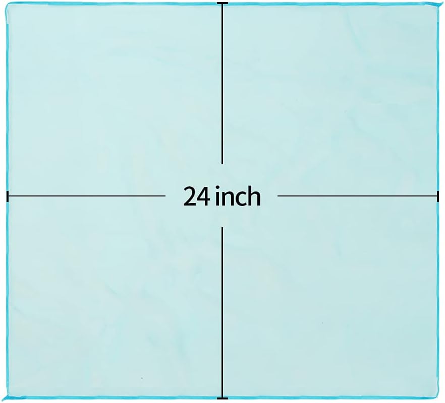 36 bufandas de baile malabarismo, bufanda transparente de moda para fiesta, 24 x 24 pulgadas