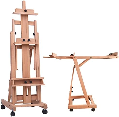 Caballete plegable para mesa de dibujo, caballete de pintura, multifuncional, pintura al óleo, lienzo para artista, caballete de madera para