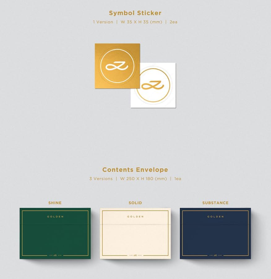 Weverse POB BTS JUNGKOOK GOLDEN 1er álbum en solitario 3 Ver Set + Weverse Shop Tarjeta fotográfica POB