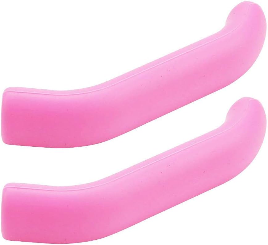 Cubierta de palanca de freno de bicicleta, protector de palanca de freno de bicicleta, accesorio de agarre de bicicleta (rosa oscuro)