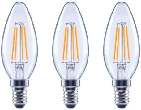 EcoSmart Bombilla LED de estilo vintage B11 regulable Energy Star de 60 W, equivalente a 60 W, luz diurna (paquete de 3)