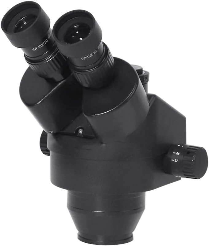 Accesorios para microscopio de laboratorio 3.5X 7X 45X 90X180X zoom trinocular cabeza de microscopio estéreo 0.5X 2.0X lente Barlow WF20X WF10X
