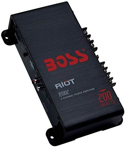 4 Boss R63 6.5 “300W 3 vías coaxiales altavoces+R1002 200W 2 canales amplificador amplificador