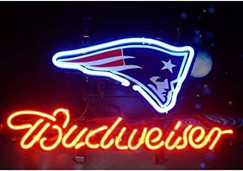 Queen Sense 14″x10″ Patriots Neon Sign Light Man Cave Bar Pub Beer Gift Neon Lamp A114BNEP