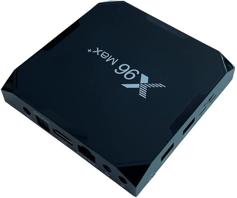 X96 Max Plus Smart TV Box Amlogic S905X3 Android 9.0 Quad Core 4GB 64GB 2.4G5G Dual WiFi BT4.0 USB3.0 1000M Ethernet Soporte 4K HD decodificador