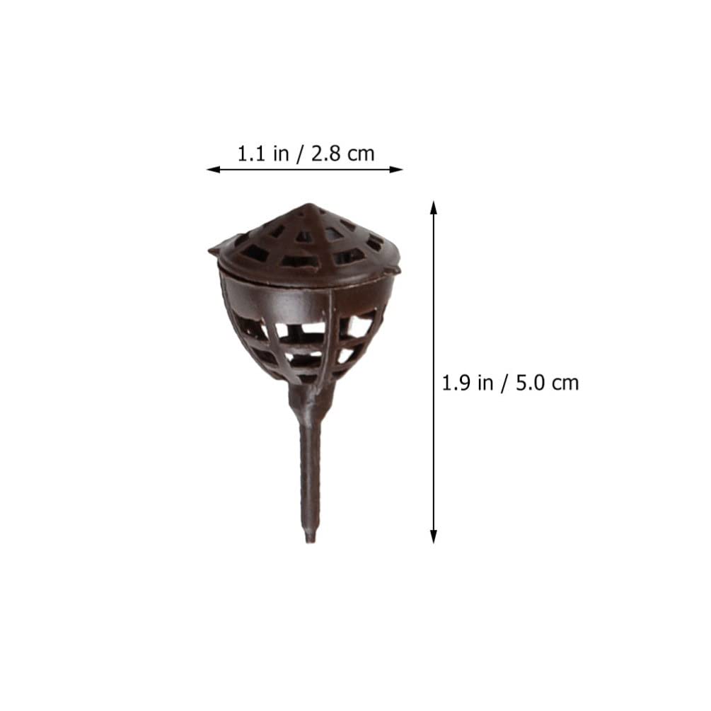 GANAZONO Cestas de malla de fertilizante 100pcs cajas de jade caja de fertilizante flores automáticas suculentas de plástico cesta de fertilizante