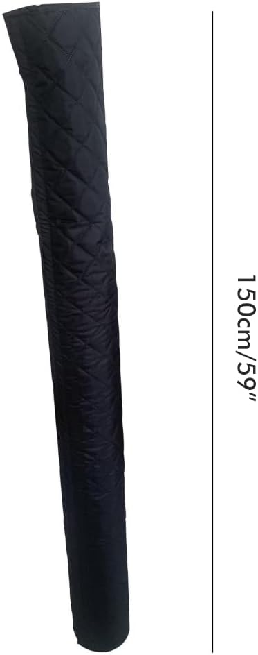 Enfudid Cubierta de manguera de aire acondicionado portátil, cubierta de manguera de CA aislada, ajuste universal para conductos de escape de 5