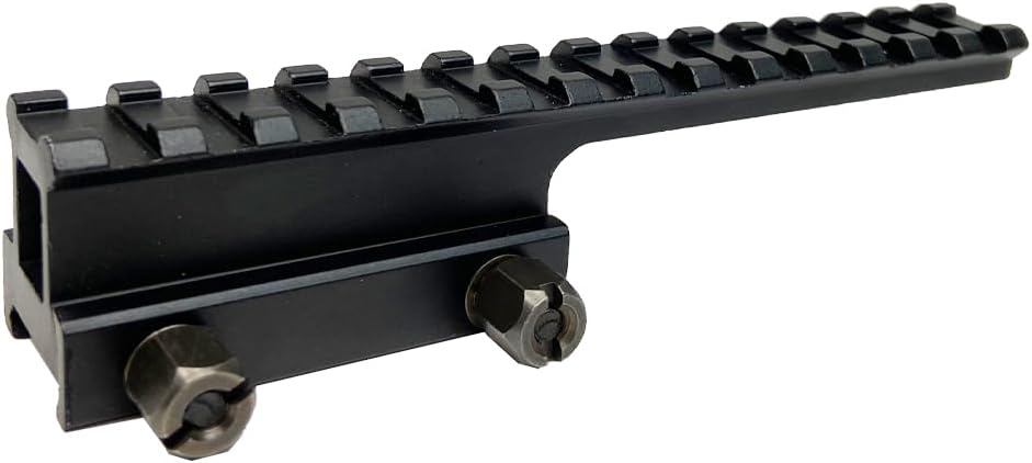 14-Slot Picatinny Weaver Riser Mount, (1″0.83″0.5″ Height), 5.7″ Length Flat Top Mount Adapter and Riser