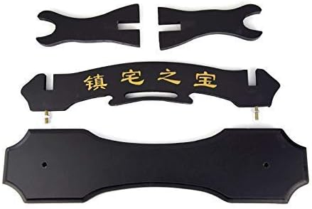Samurai Sword Stand Holder Samurai Sword Rack Bracket for Japanese Katana Wakizashi – Black (Black 1Floor)