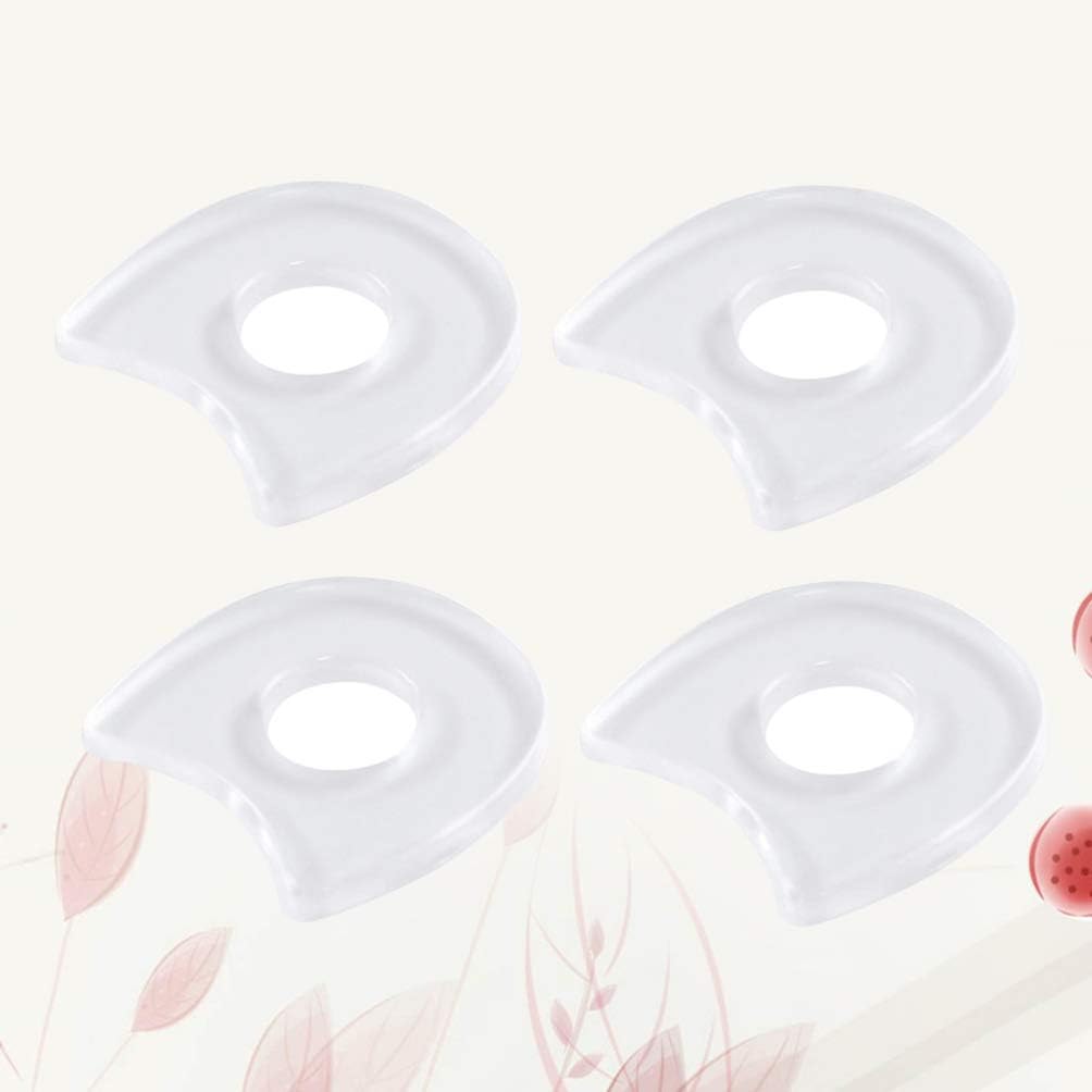 4 hojas de almohadillas de gel en forma de U para callos cojines de callos para dedos y pies, almohadillas adhesivas para callos de maíz y dolores