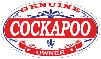 Cockapoo imán ovalado