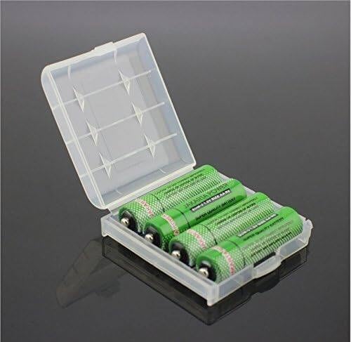 Caja de batería Caja de almacenamiento de batería Caja de almacenamiento de batería Soporte de batería AA Batería AAA Almacenamiento compatible con
