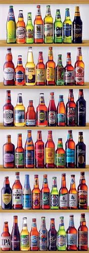 Educa – Puzzle panorámico (2000 piezas), diseño de cervezas