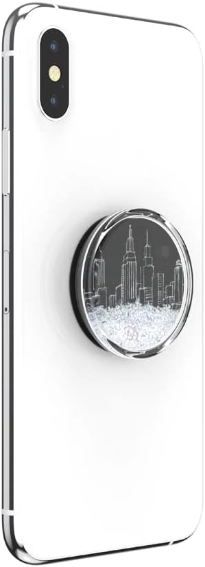 PopSockets Agarre para teléfono con soporte expansible, Tidepool – City Scape
