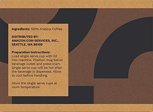 Solimo Marca de Tienda 100 Cápsulas K-cup de café tostado ligero