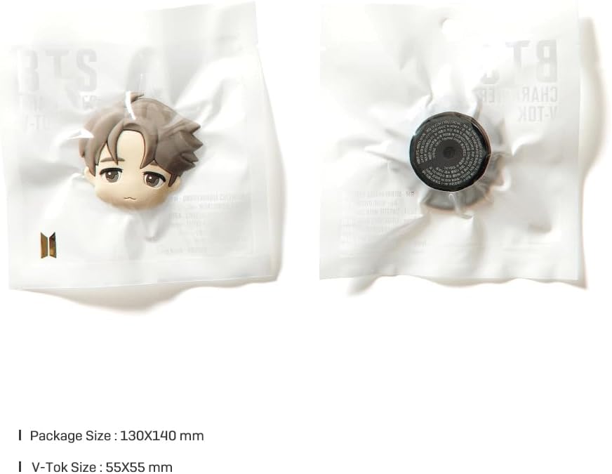 Kpop Merchandise – Producto oficial de K-POP – TinyTAN Figura de personaje de teléfono Soporte de agarre para teléfonos y tabletas (Jimin)